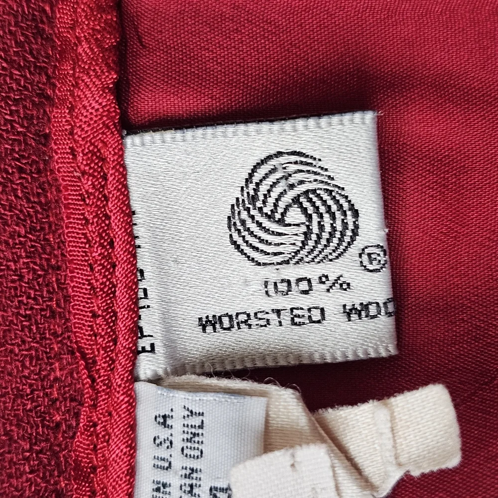 Vintage Talbots 100% Worsted Wool Pencil Skirt – Size 14 – Made in USA